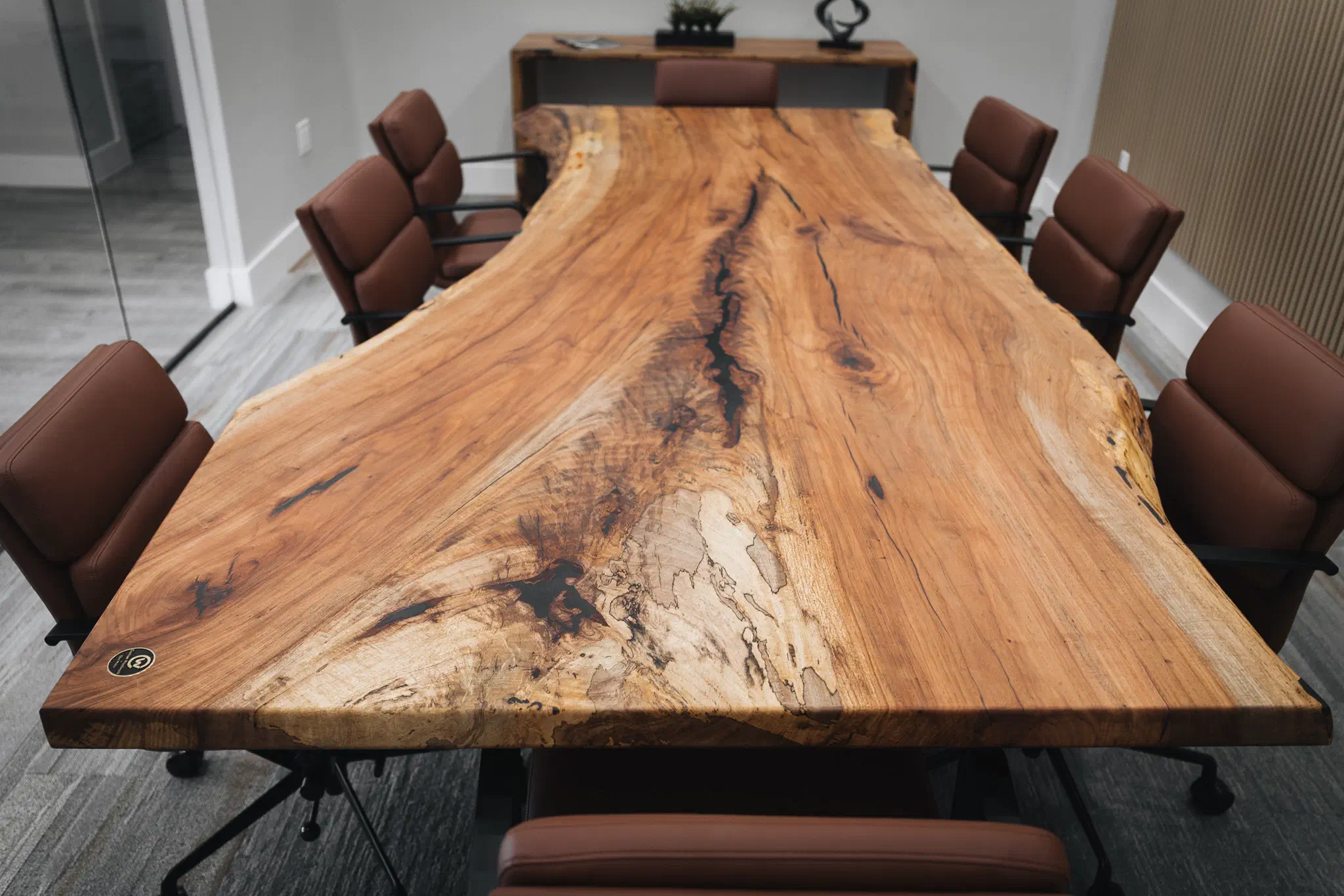 Dry Creek Conference Table, Media Table and Wall Art