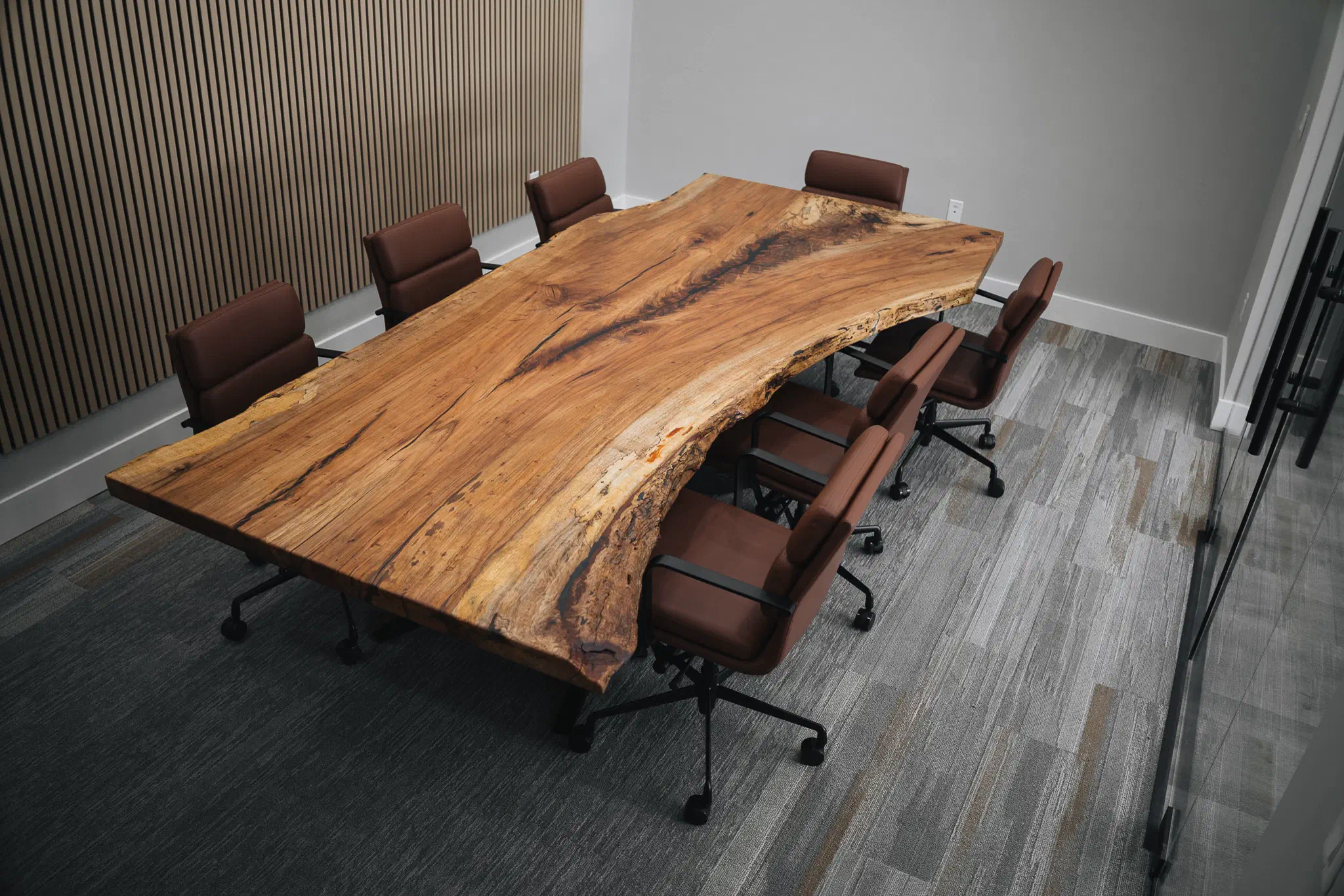 Dry Creek Conference Table, Media Table and Wall Art
