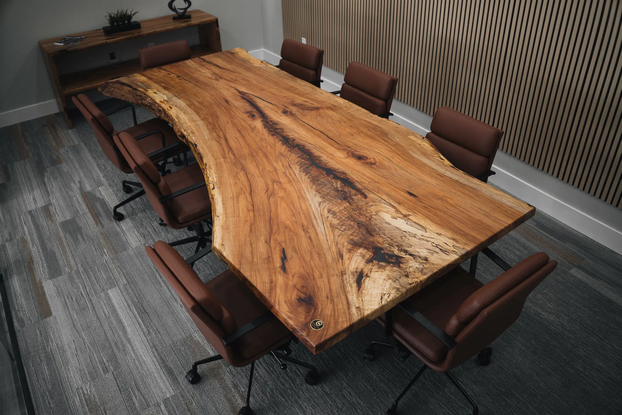 Dry Creek Conference Table, Media Table and Wall Art