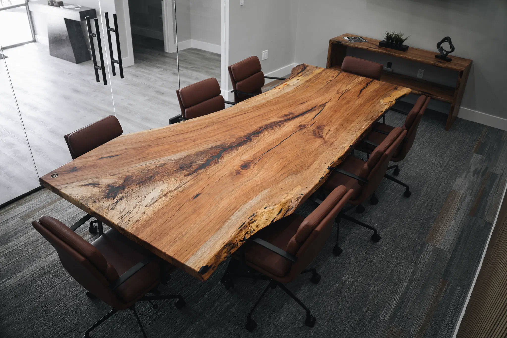 Dry Creek Conference Table, Media Table and Wall Art