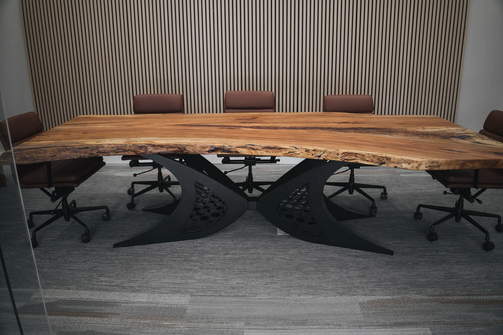 Dry Creek Conference Table, Media Table and Wall Art