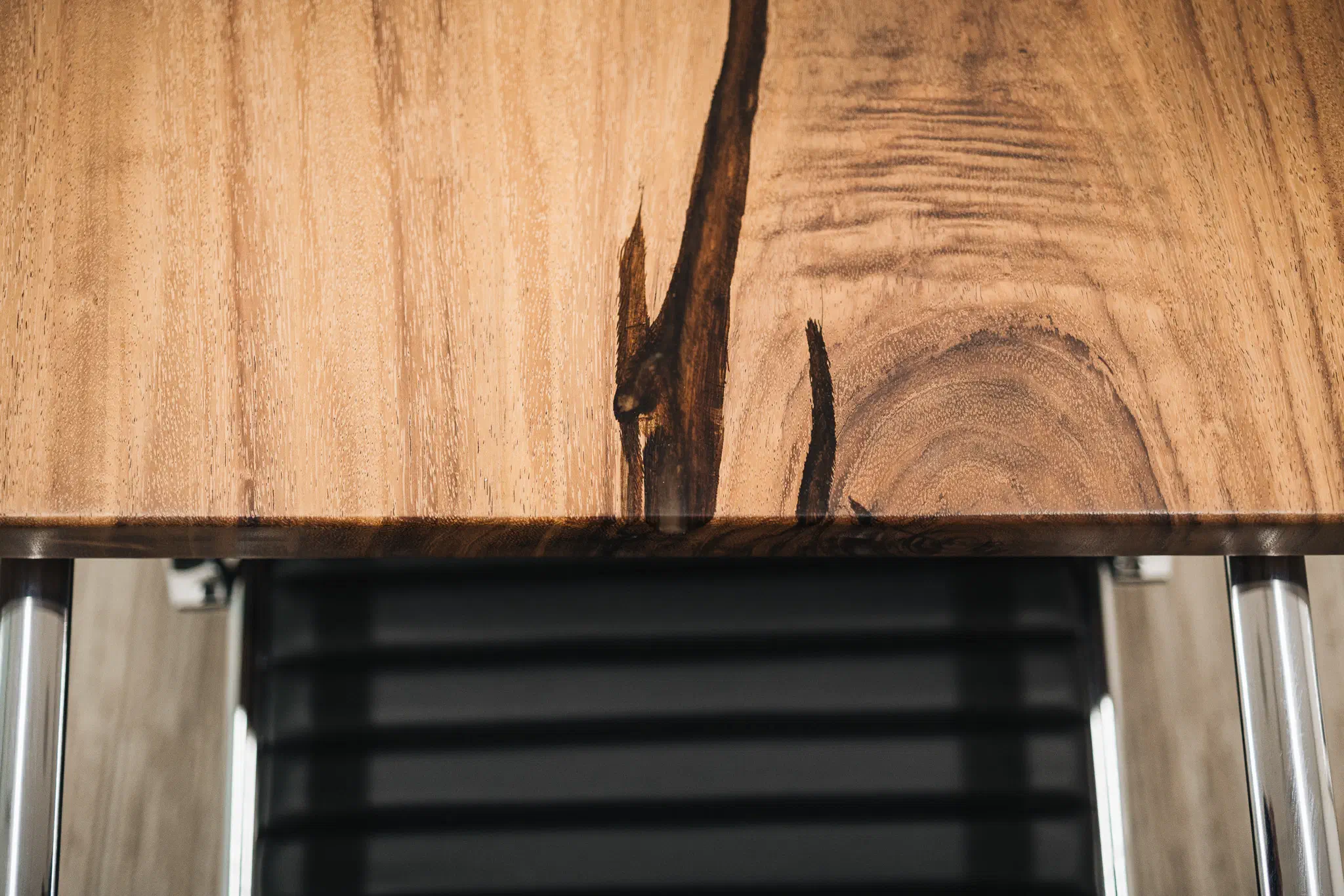 Parota Wood Conference Table for First State Bank of Texas